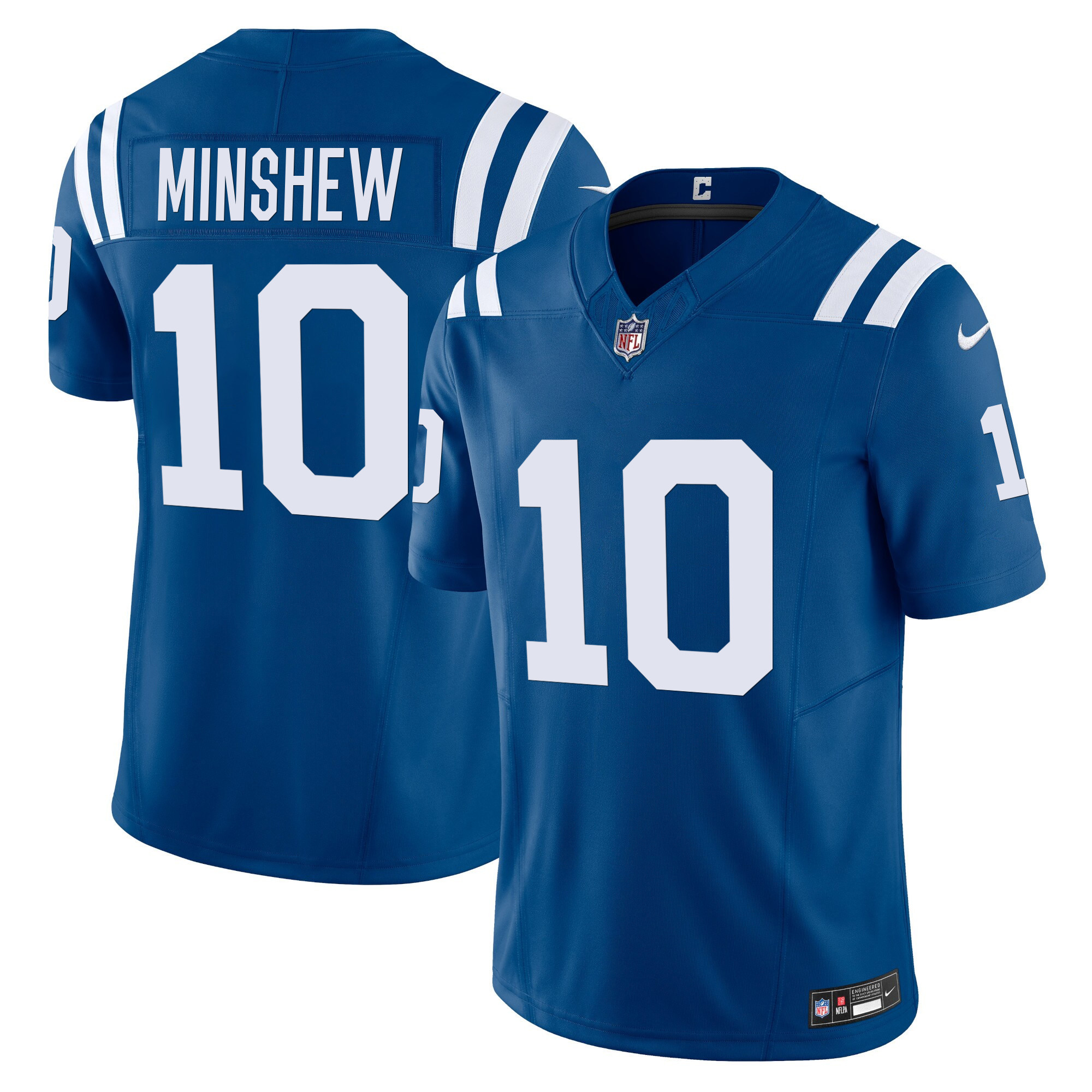 Men's Gardner Minshew Indianapolis Colts Vapor Limited Royal Jersey - All Stitched