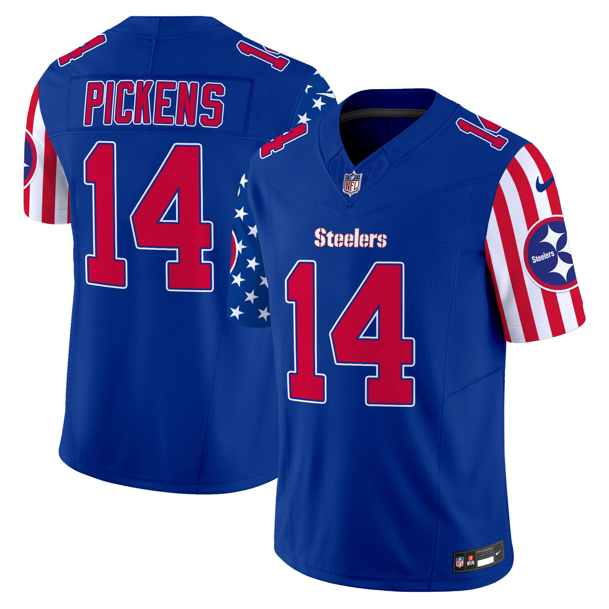 Men's George Pickens Pittsburgh Steelers American Style Vapor Limited Royal Jersey - All Stitched