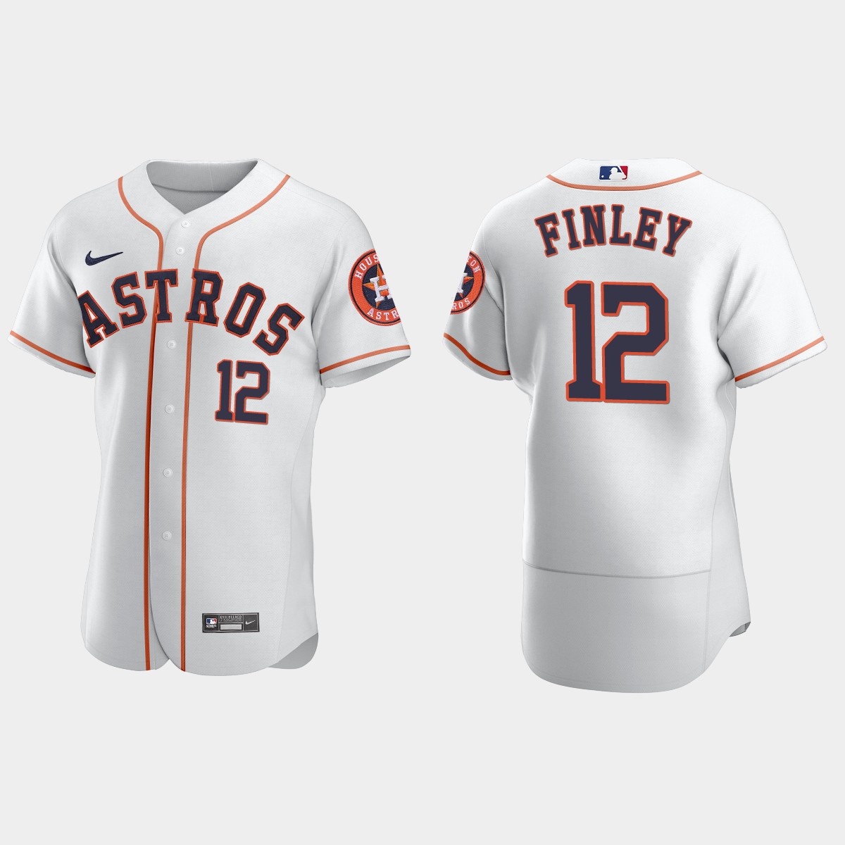 Men's Houston Astros Steve Finley White Retired Player Jersey