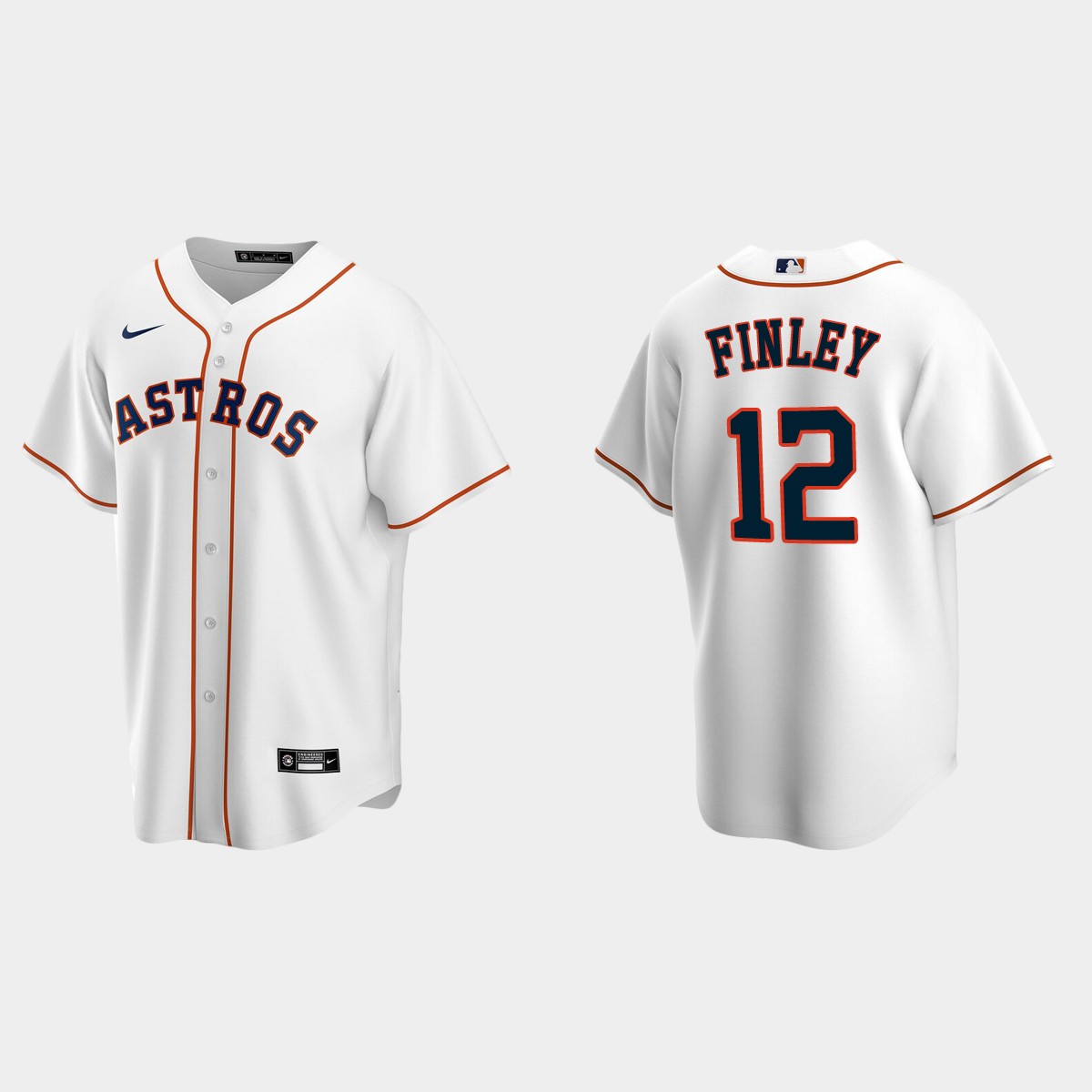Men's Houston Astros Steve Finley White Retired Player Jersey