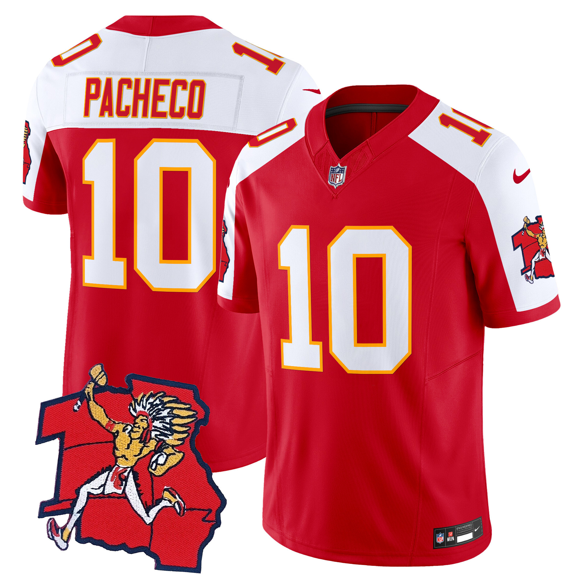 Men's Isiah Pacheco Kansas City Chiefs 1963 Throwback Vapor Limited Red Alternate Jersey - All Stitched