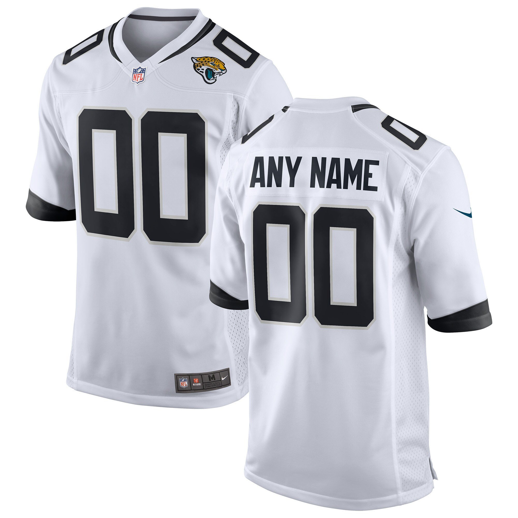 Men's Jacksonville Jaguars Custom White Jersey Collection - All Stitched