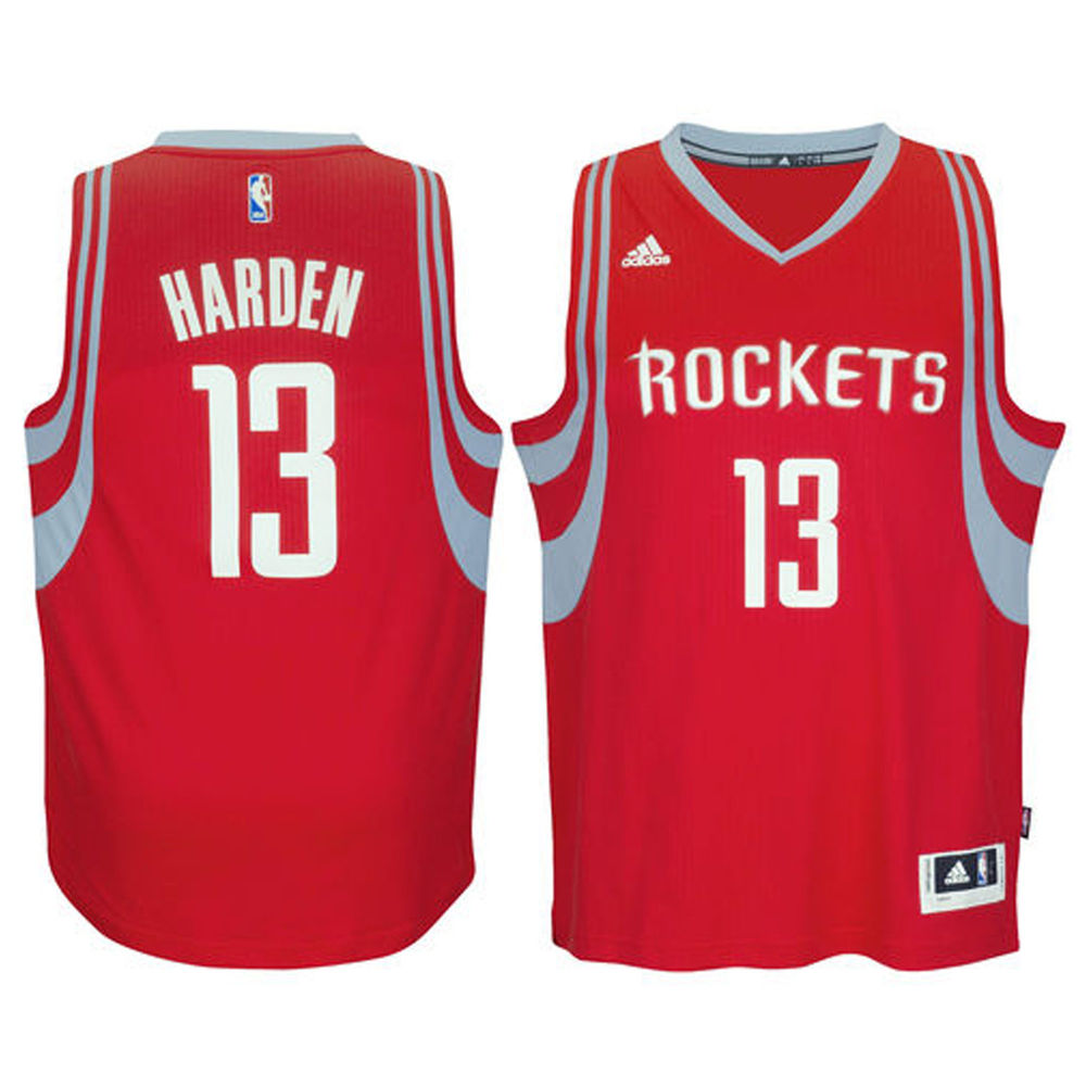 Men's James Harden Houston Rockets Red adidas Swingman Jersey