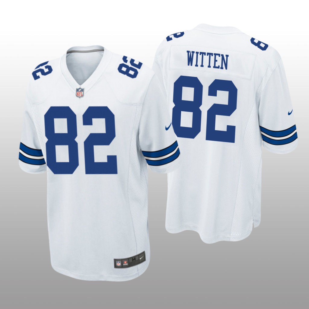 Men's Jason Witten #82 Dallas Cowboys White Game Jersey
