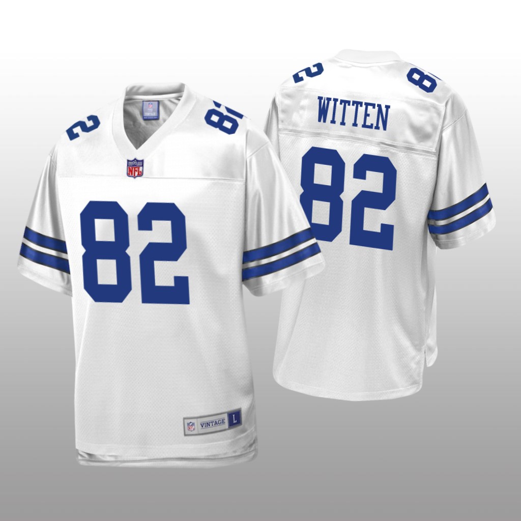 Men's Jason Witten #82 Dallas Cowboys White Pro Line Jersey