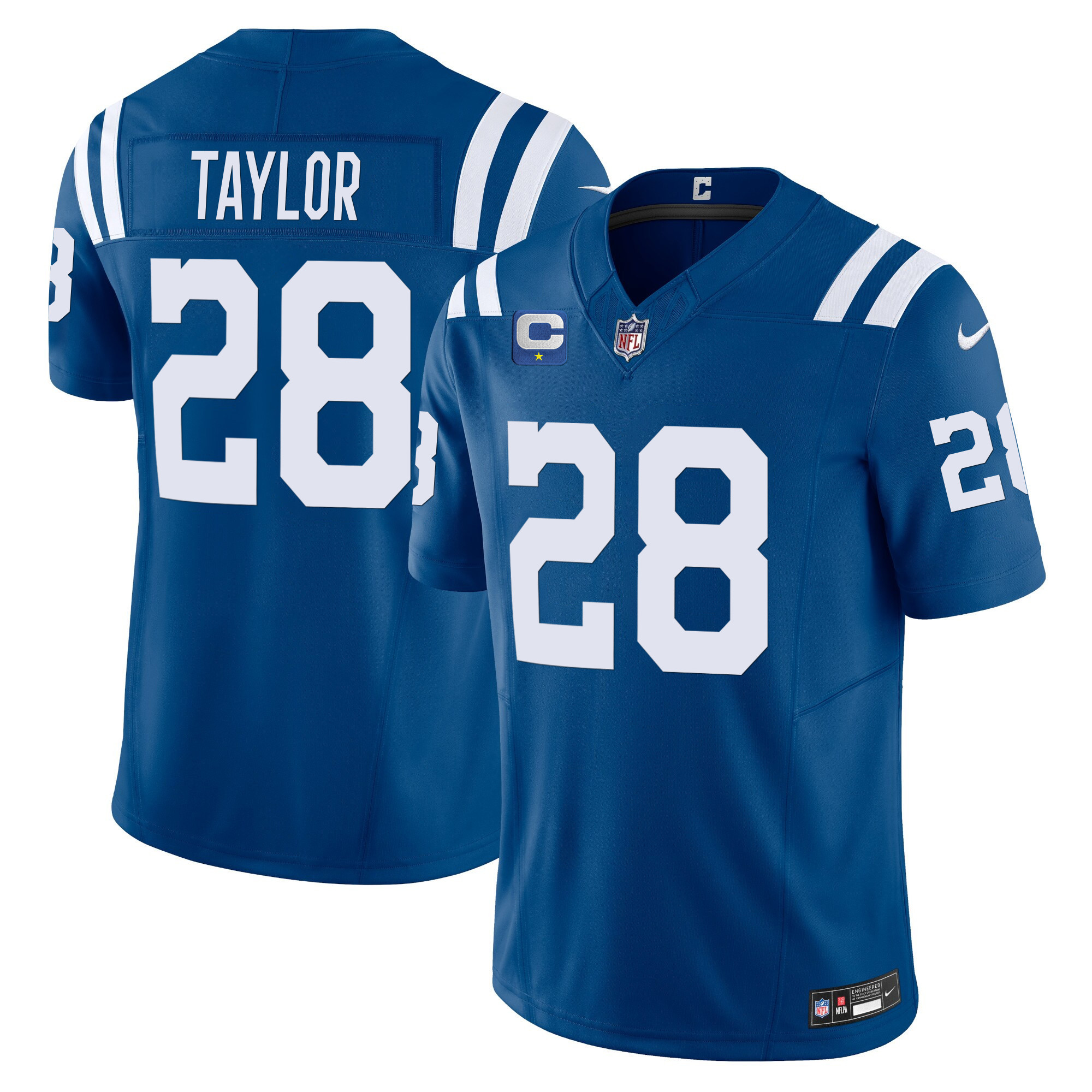 Men's Jonathan Taylor Indianapolis Colts Vapor Limited Royal Jersey - All Stitched