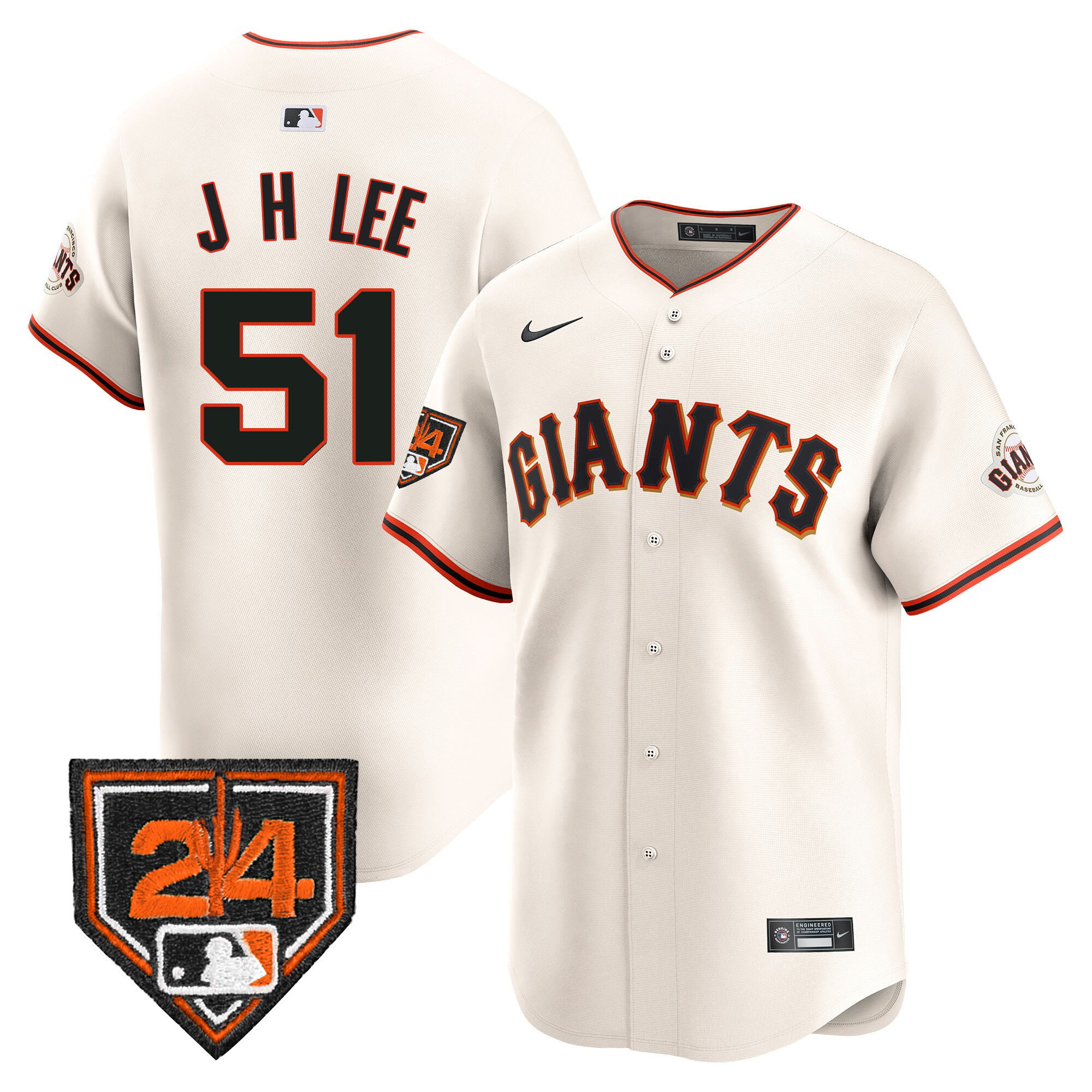 Men's Jung Hoo Lee San Francisco Giants 2024 Spring Training Vapor Premier Limited Cream Jersey - All Stitched