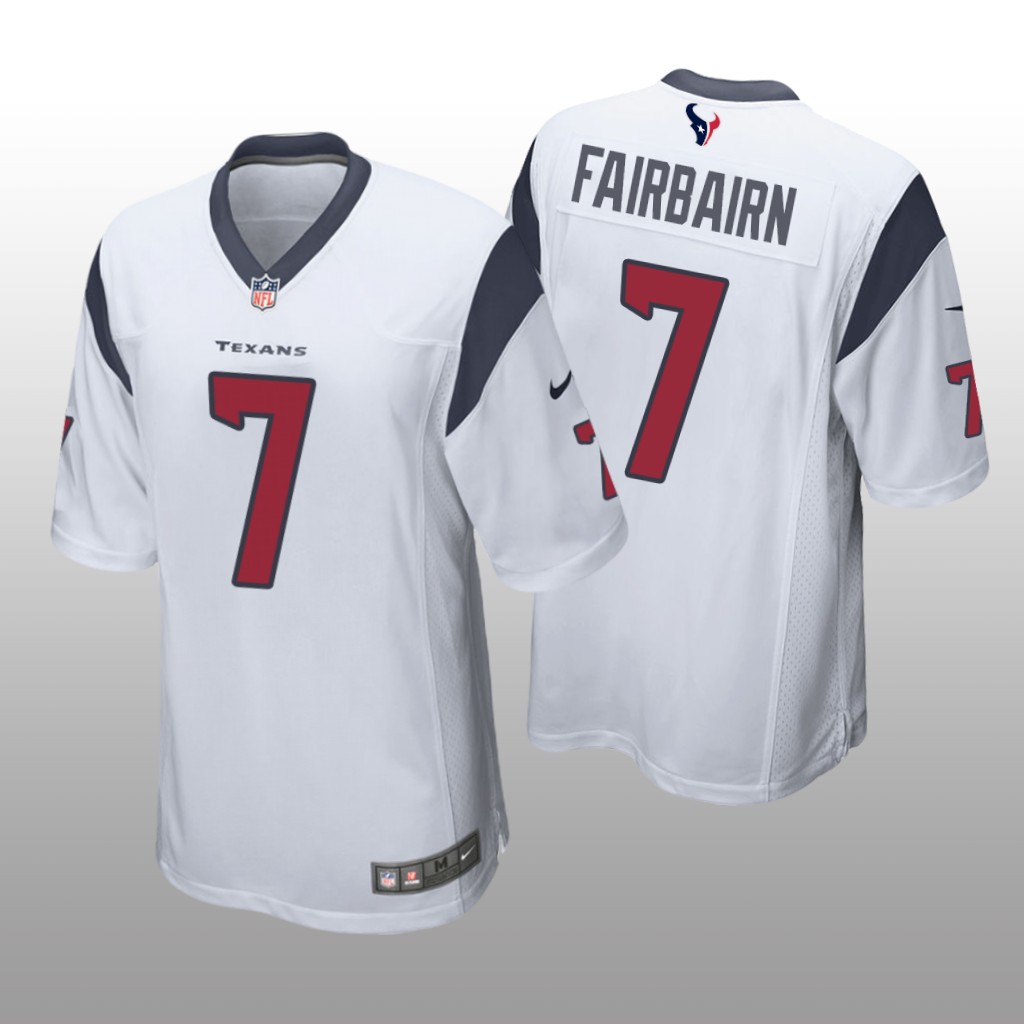 Men's Ka'imi Fairbairn #7 Houston Texans White Game Jersey