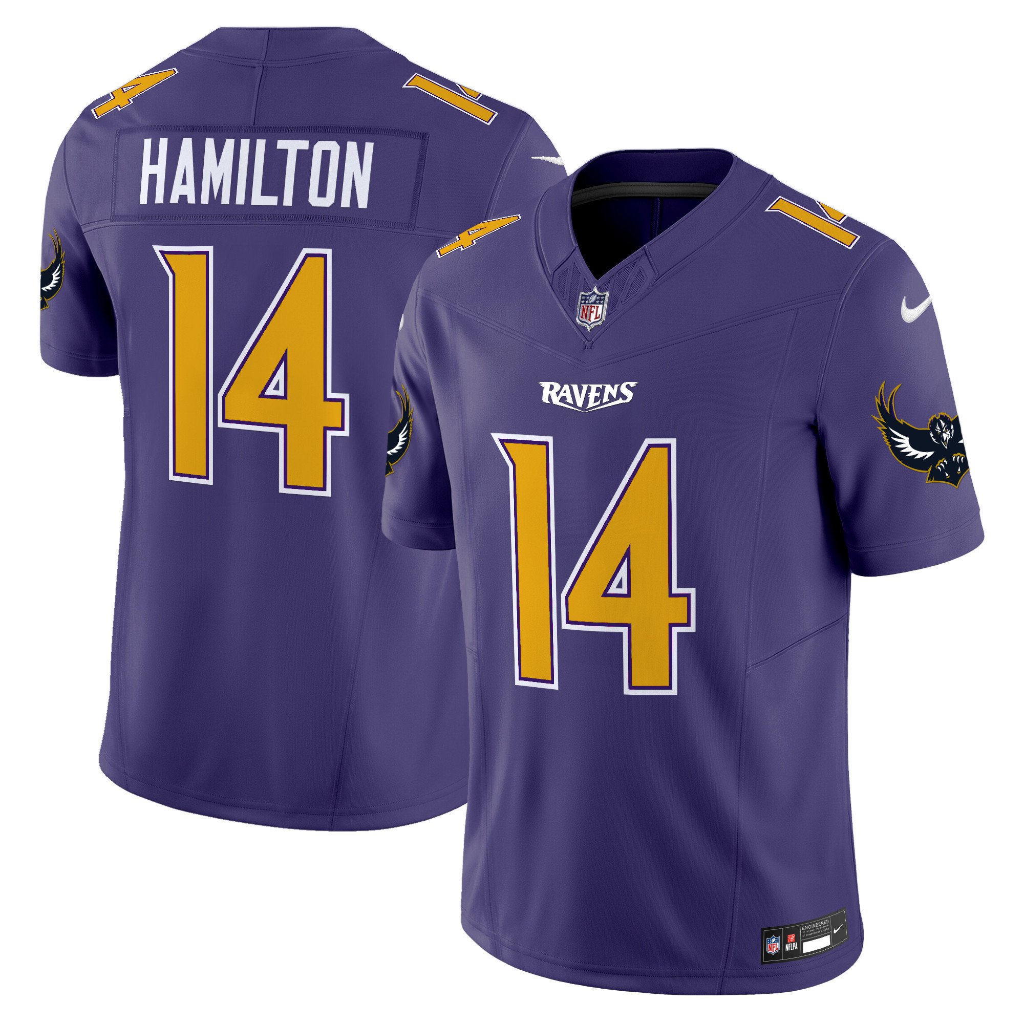 Men's Kyle Hamilton Baltimore Ravens Special Vapor Limited Purple Jersey - All Stitched