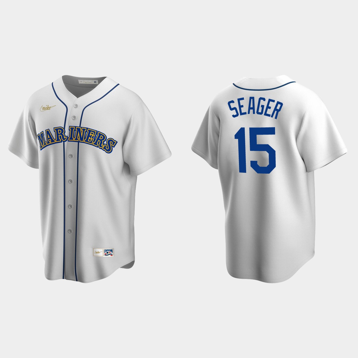Men's Kyle Seager Seattle Mariners Cooperstown Collection Home Jersey - White