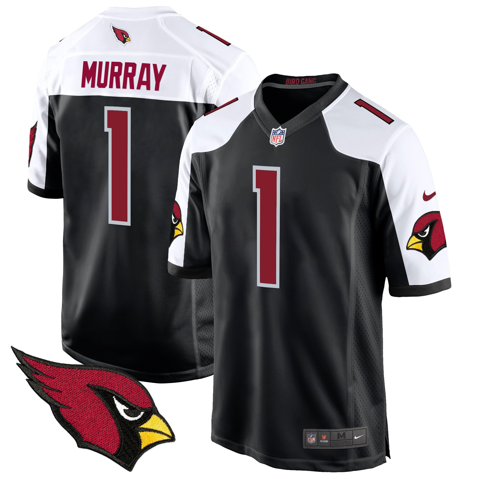 Men's Kyler Murray Arizona Cardinals 2024 Game Black Alternate Jersey - All Stitched