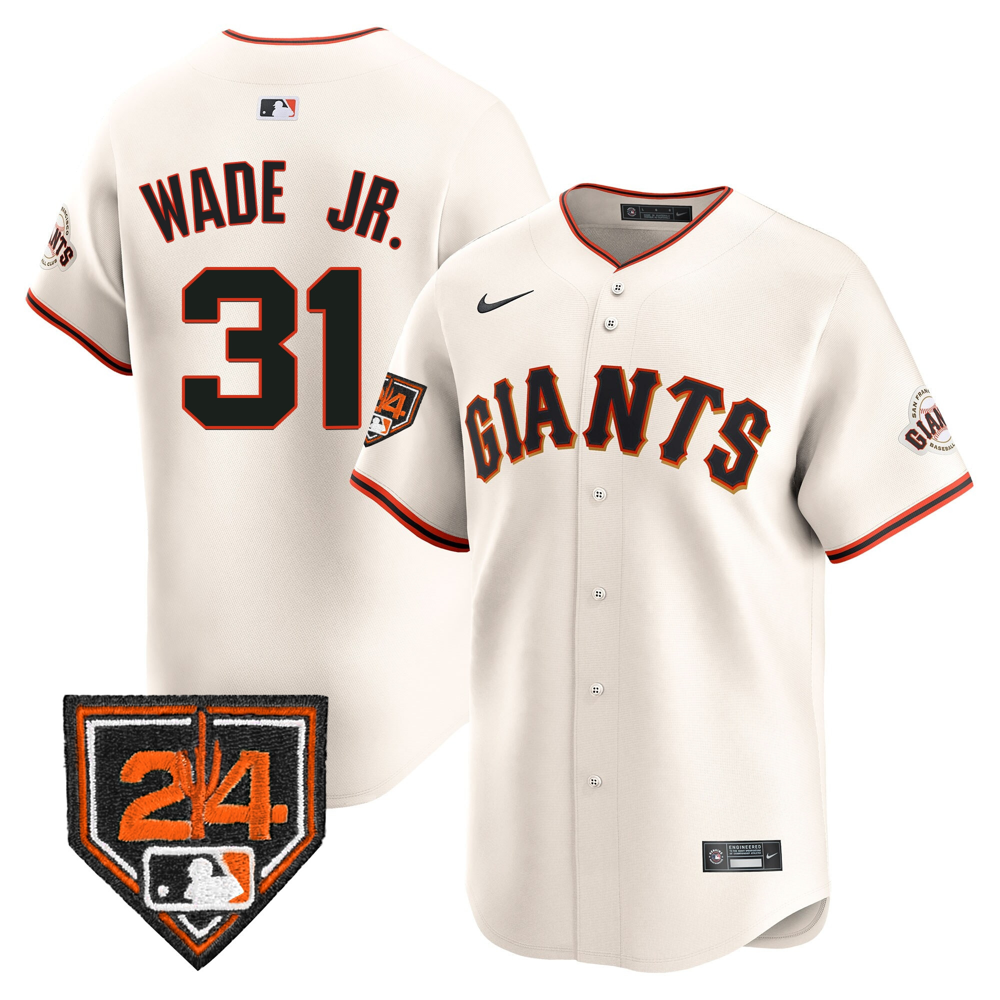 Men's LaMonte Wade Jr. San Francisco Giants 2024 Spring Training Vapor Premier Limited Cream Jersey - All Stitched