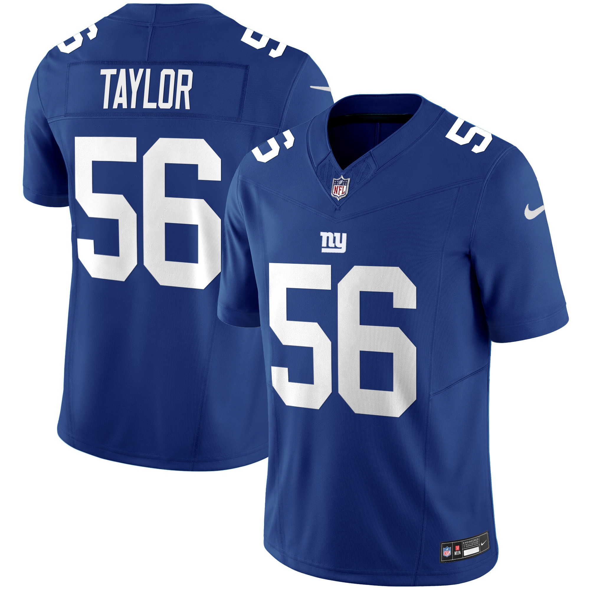 Men's Lawrence Taylor San Francisco Giants Vapor Limited Royal Jersey - All Stitched