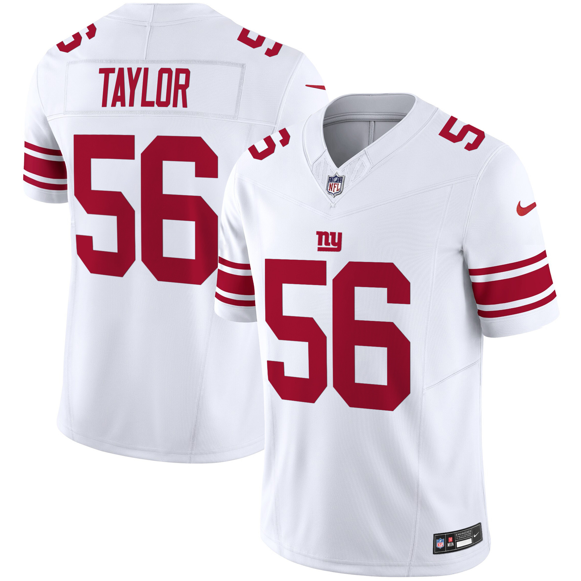 Men's Lawrence Taylor San Francisco Giants Vapor Limited White Jersey - All Stitched