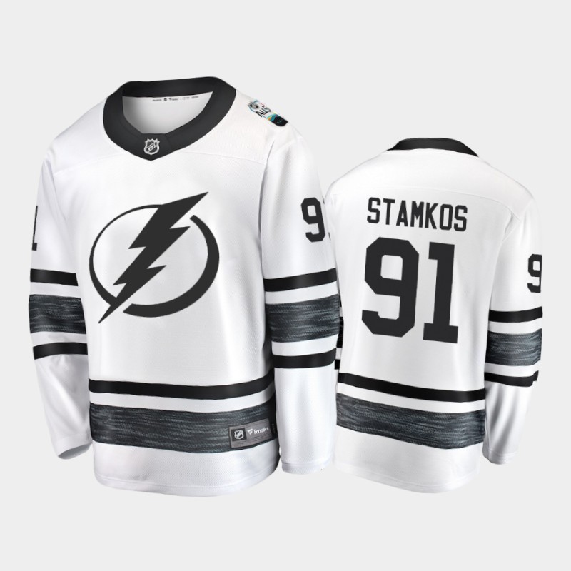 Men's Lightning Steven Stamkos #91 2019 NHL All-Star Player Jersey - White
