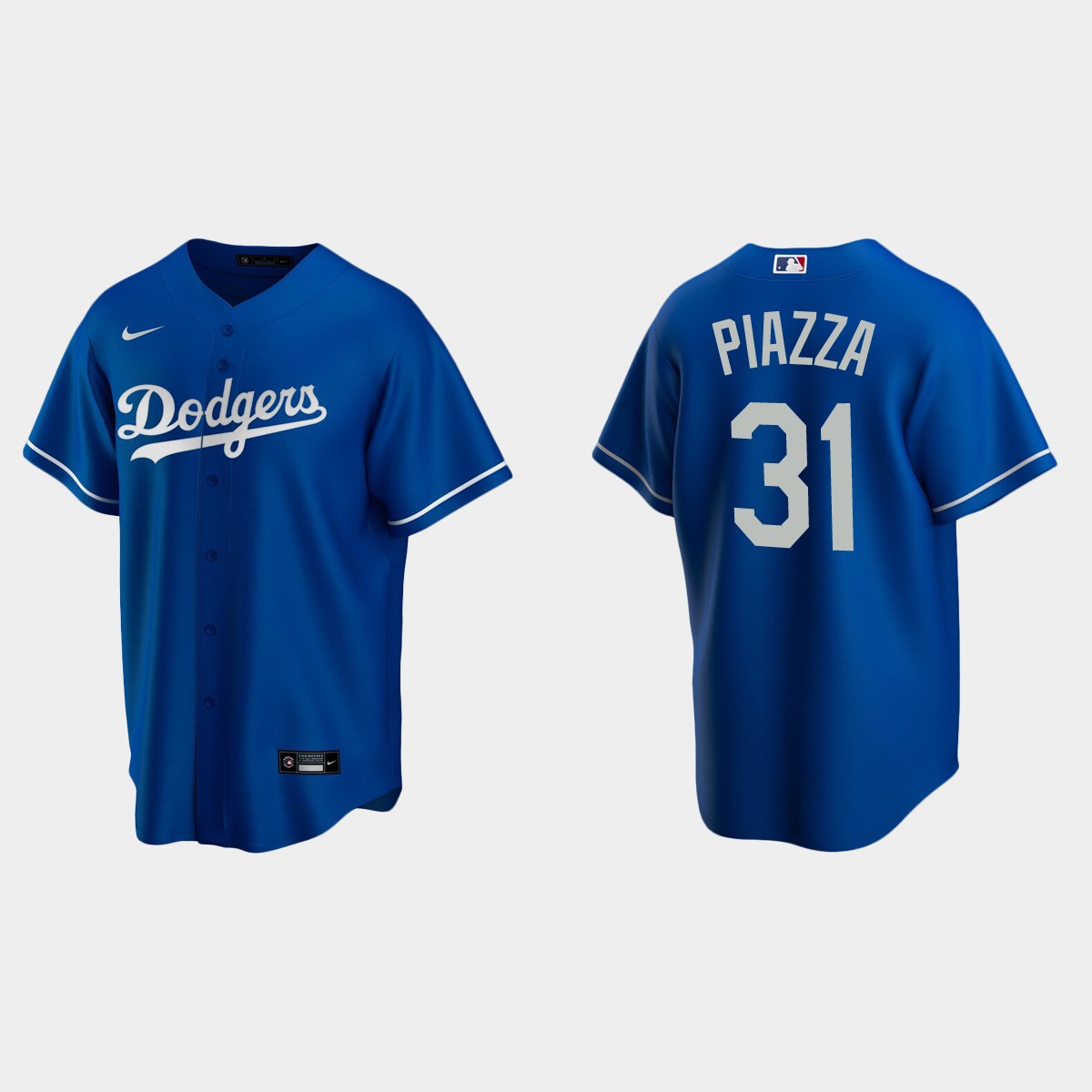 Men’s Los Angeles Dodgers Mike Piazza Alternate Jersey – Royal