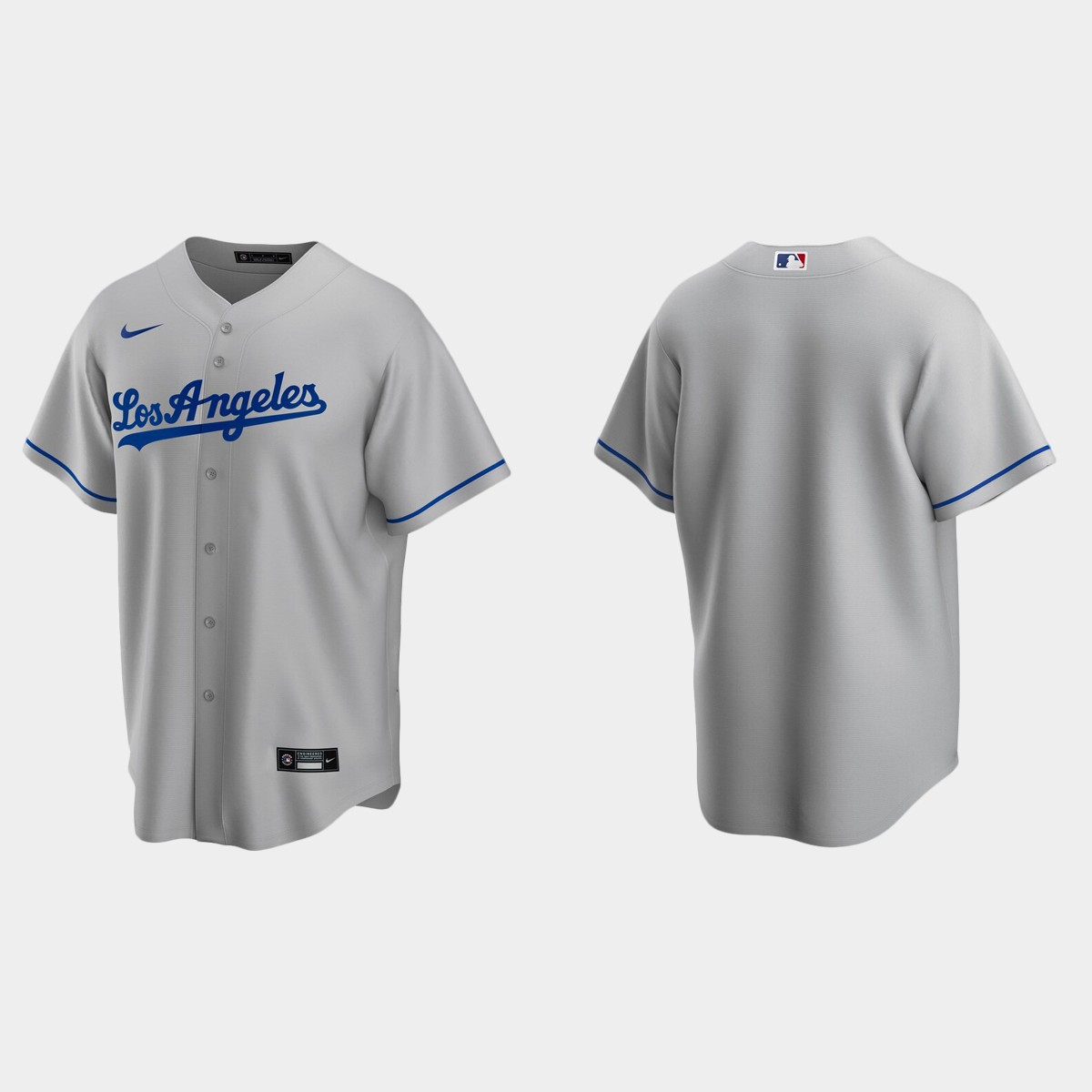 Men's Los Angeles Dodgers Road Jersey - Gray