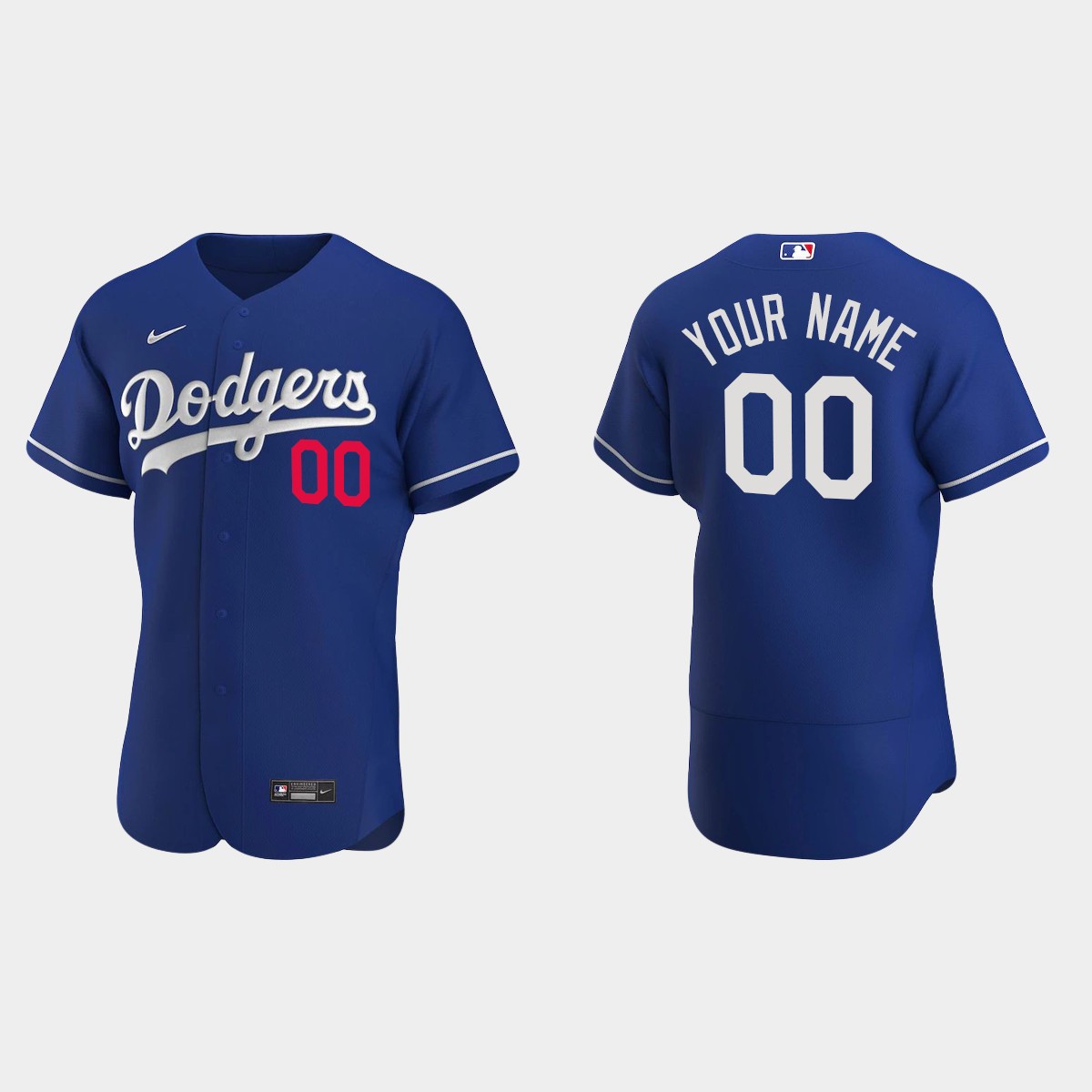 Men's Los Angeles Dodgers Royal 2020 Alternate Custom Jersey