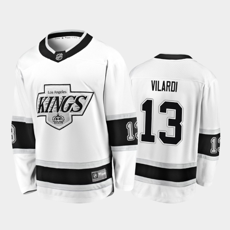 Men's Los Angeles Kings Gabriel Vilardi #13 Heritage White Breakaway Player Jersey
