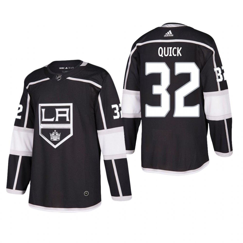 Men's Los Angeles Kings Jonathan Quick #32 Home Black Player Cheap Jersey