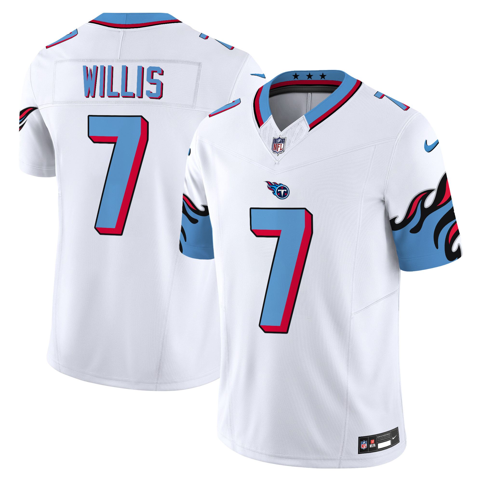 Men's Malik Willis Tennessee Titans Special Vapor Limited White Jersey - All Stitched