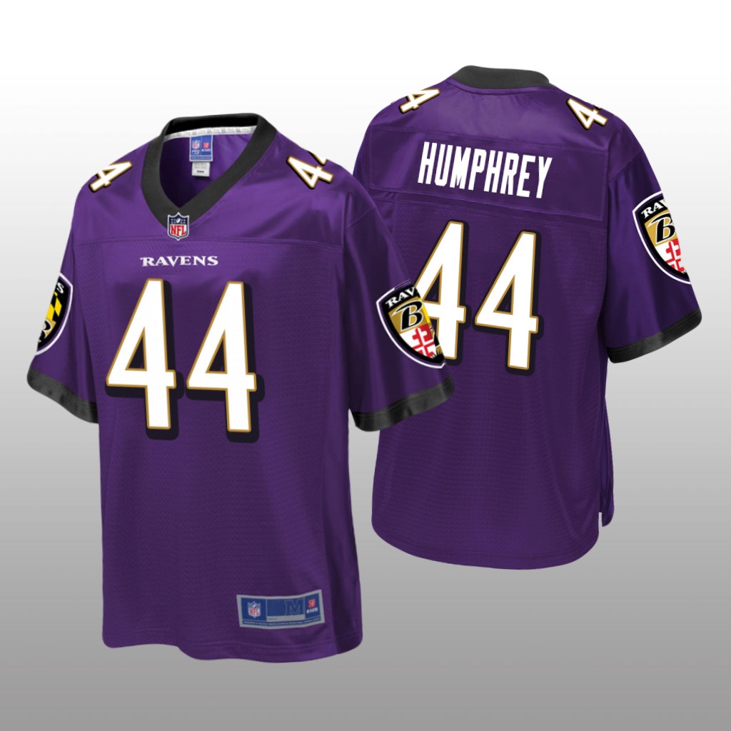 Men's Marlon Humphrey #44 Baltimore Ravens Purple Pro Line Jersey