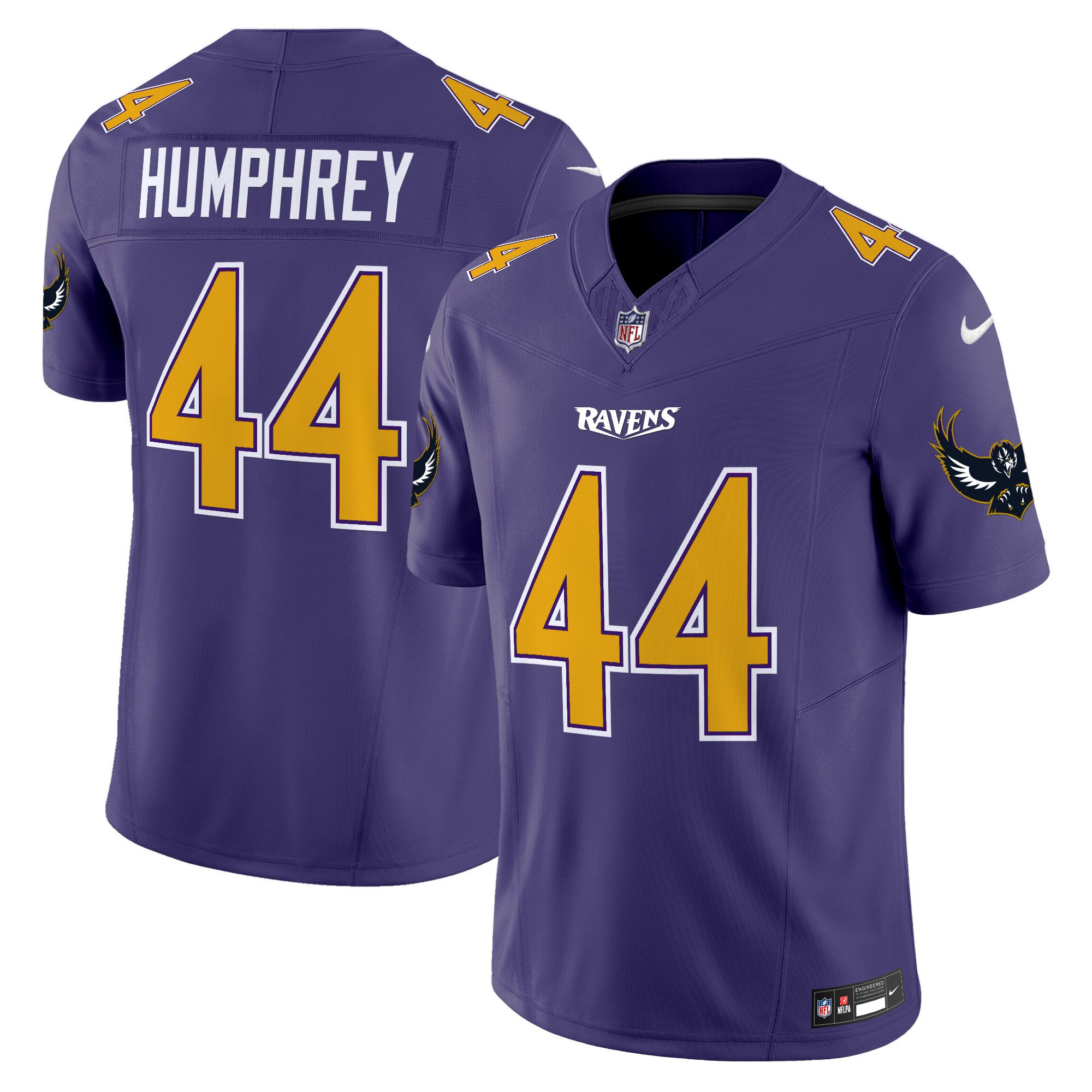 Men's Marlon Humphrey Baltimore Ravens Special Vapor Limited Purple Jersey - All Stitched