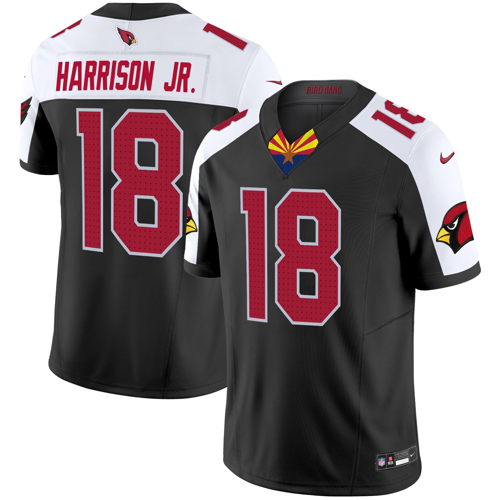 Men's Marvin Harrison Jr. Arizona Cardinals 2024 Special Vapor Limited Black Alternate Jersey - All Stitched