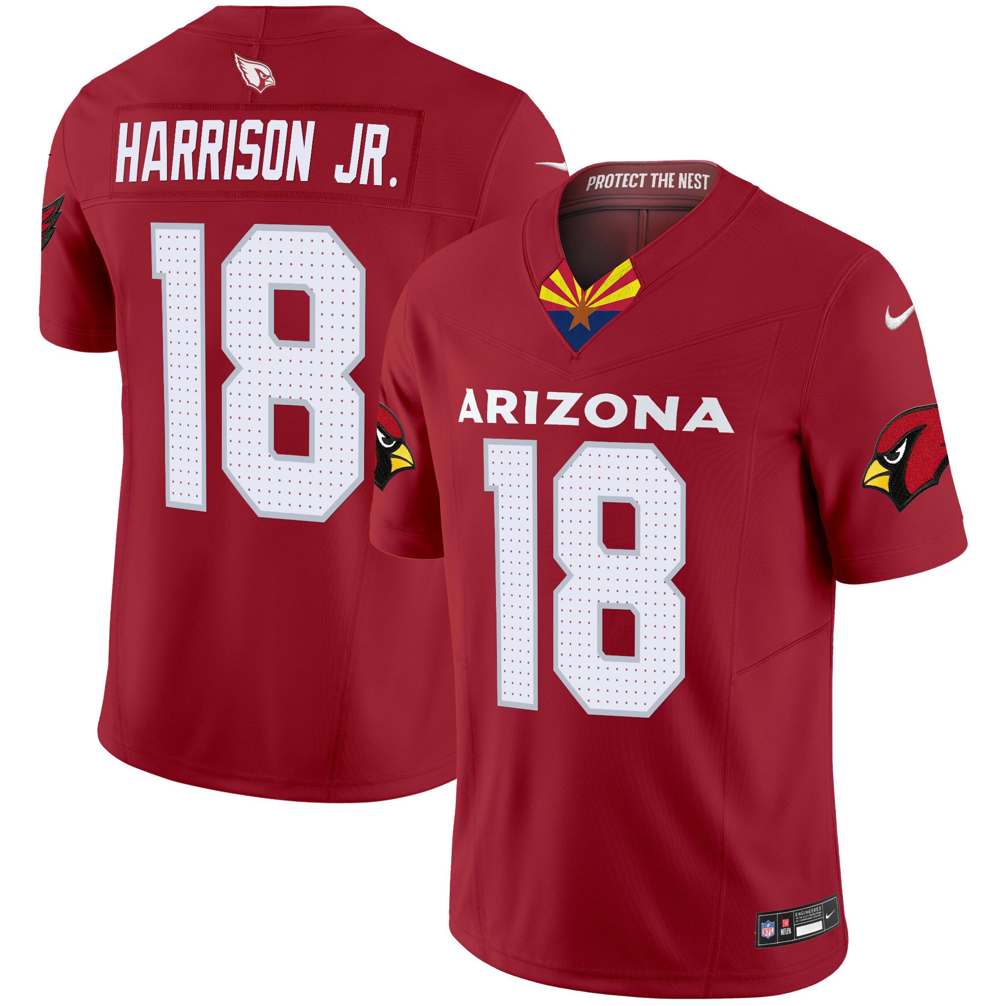 Men's Marvin Harrison Jr. Arizona Cardinals 2024 Special Vapor Limited Red Jersey - All Stitched