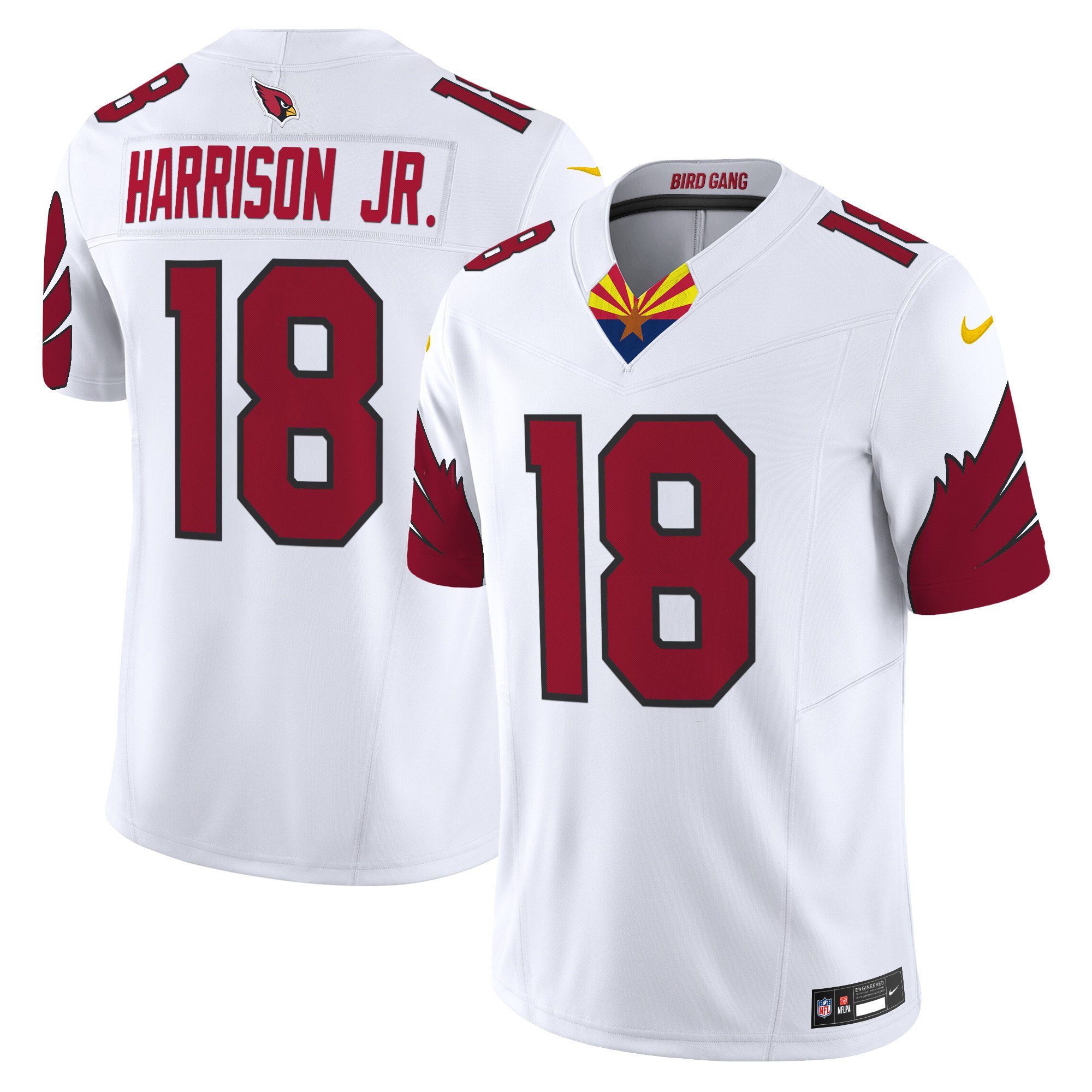 Men's Marvin Harrison Jr. Arizona Cardinals 2024 Special Vapor Limited White Jersey - All Stitched