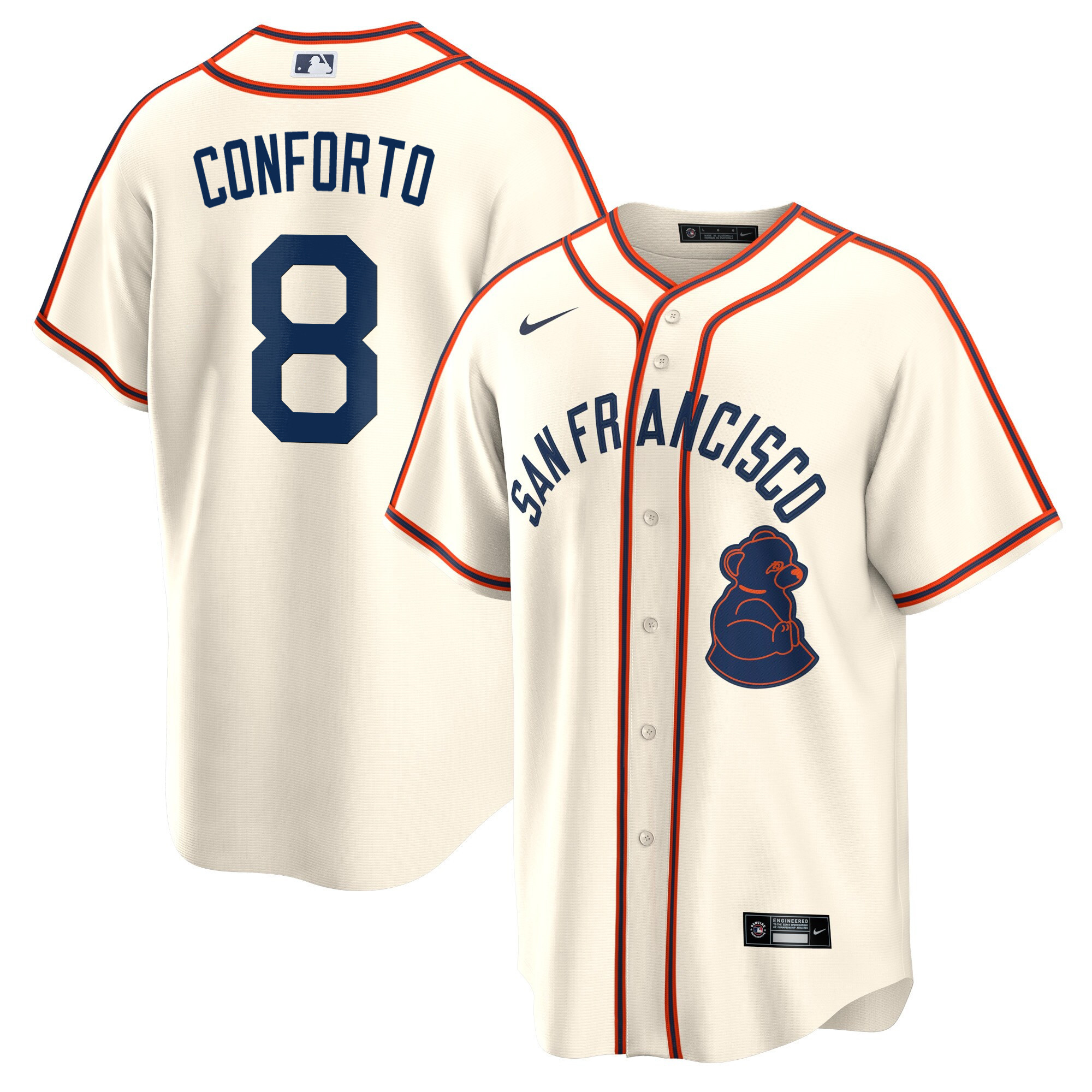 Men's Michael Conforto San Francisco Giants 2024 Rickwood Classic Vapor Premier Limited Cream Jersey - All Stitched