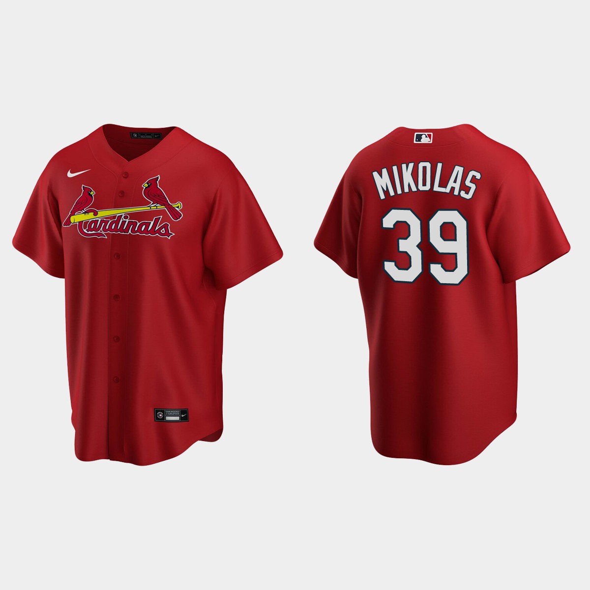 Men's Miles Mikolas #39 St. Louis Cardinals Alternate Jersey - Red