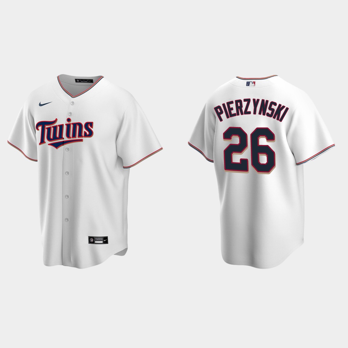 Men's Minnesota Twins A.J. Pierzynski White Retired Player Jersey