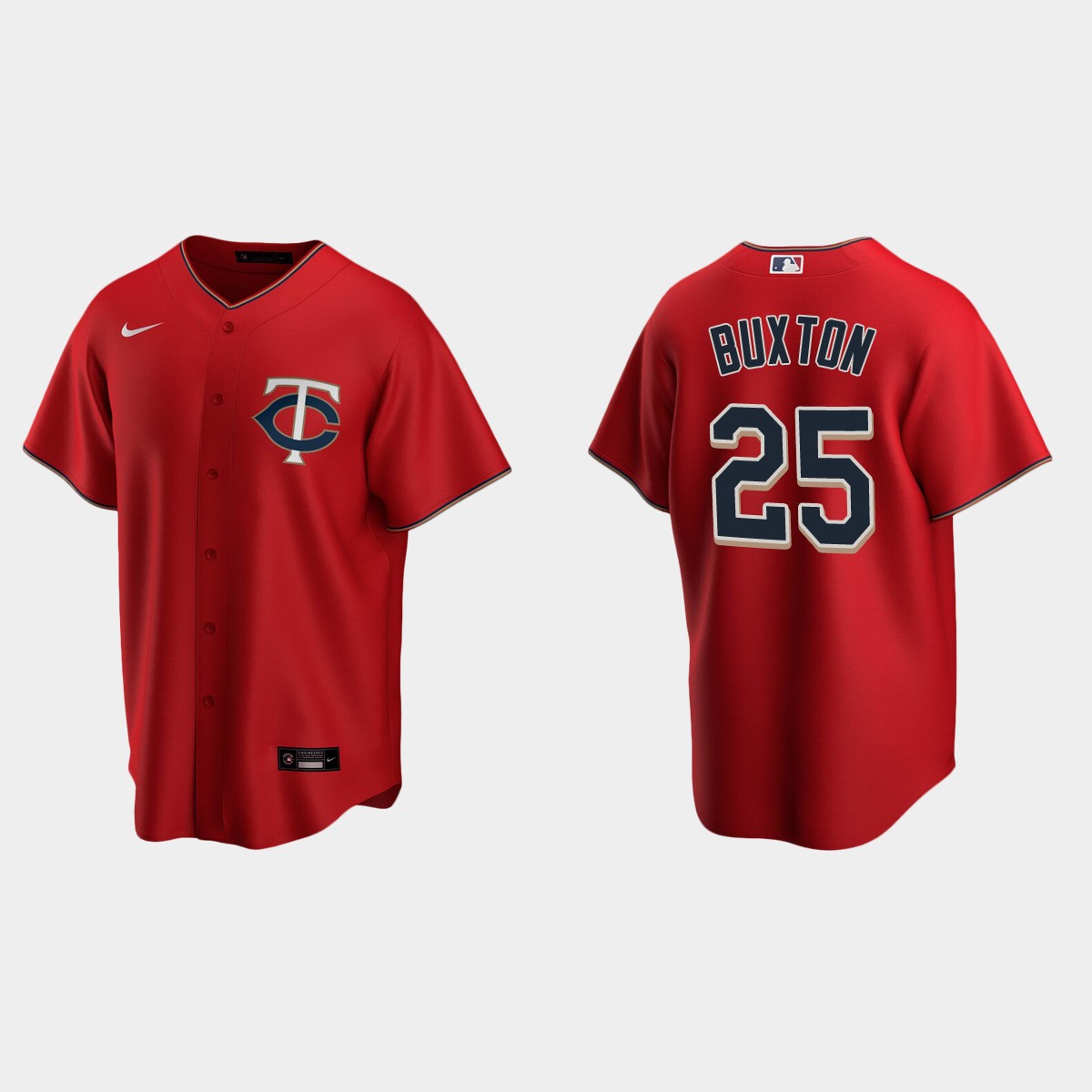 Men's Minnesota Twins Byron Buxton Alternate Jersey - Red