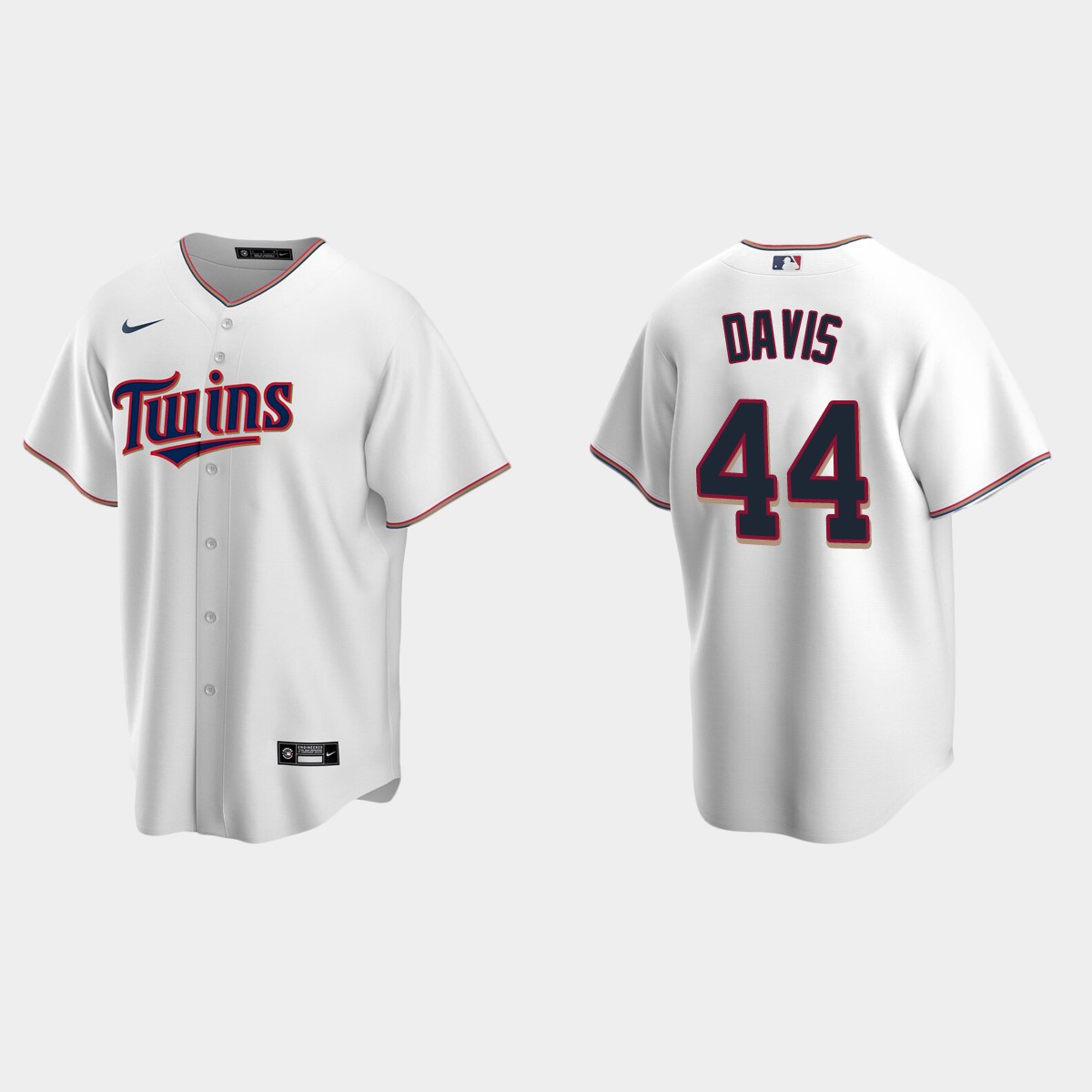 Men's Minnesota Twins Chili Davis White Retired Player Jersey