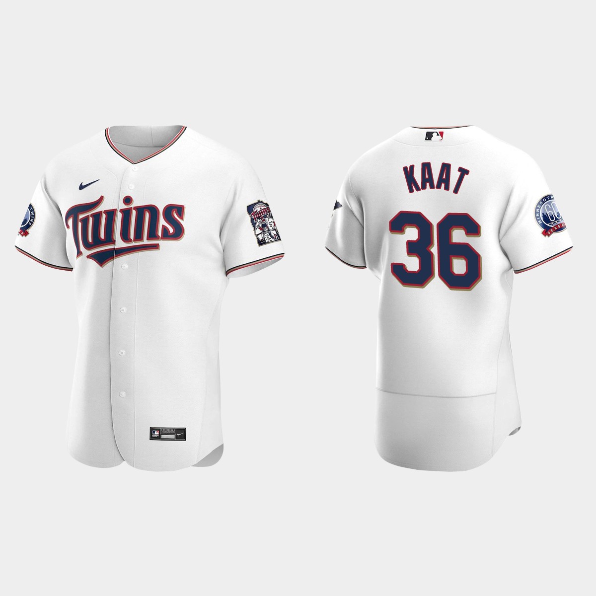 Men's Minnesota Twins Jim Kaat White Retired Player Jersey