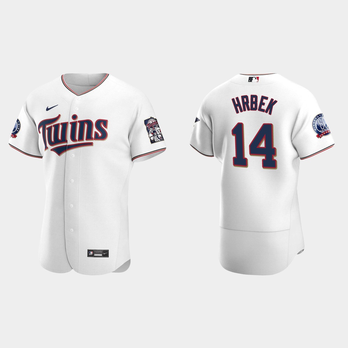 Men's Minnesota Twins Kent Hrbek White Retired Player Jersey