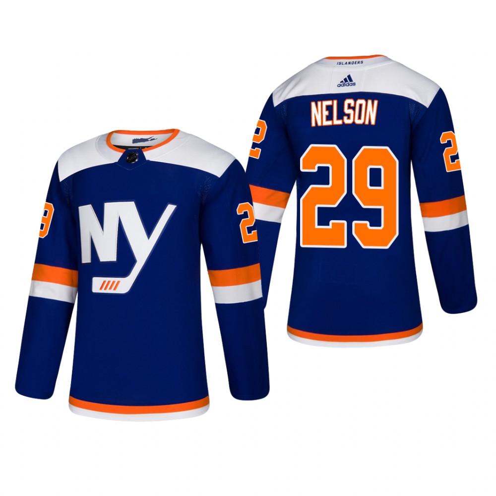 Men's New York Islanders Brock Nelson #29 2018-19 Alternate Reasonable Jersey - Blue
