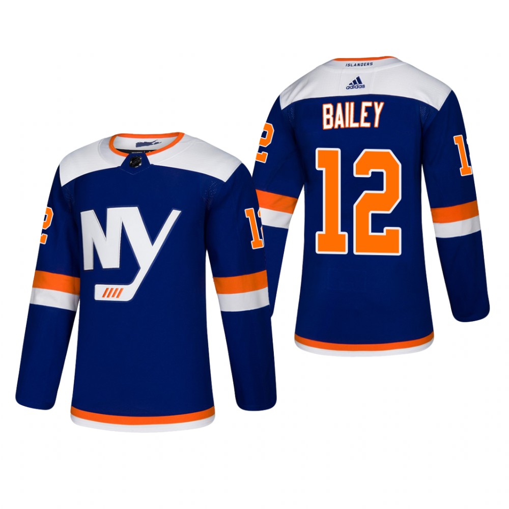 Men's New York Islanders Josh Bailey #12 2018-19 Alternate Reasonable Jersey - Blue