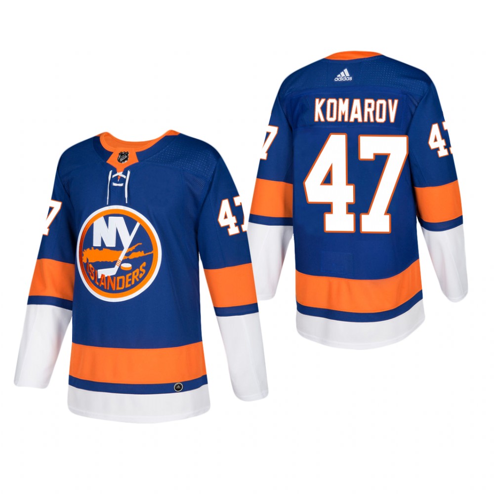 Men's New York Islanders Leo Komarov #47 Home Blue Player Cheap Jersey