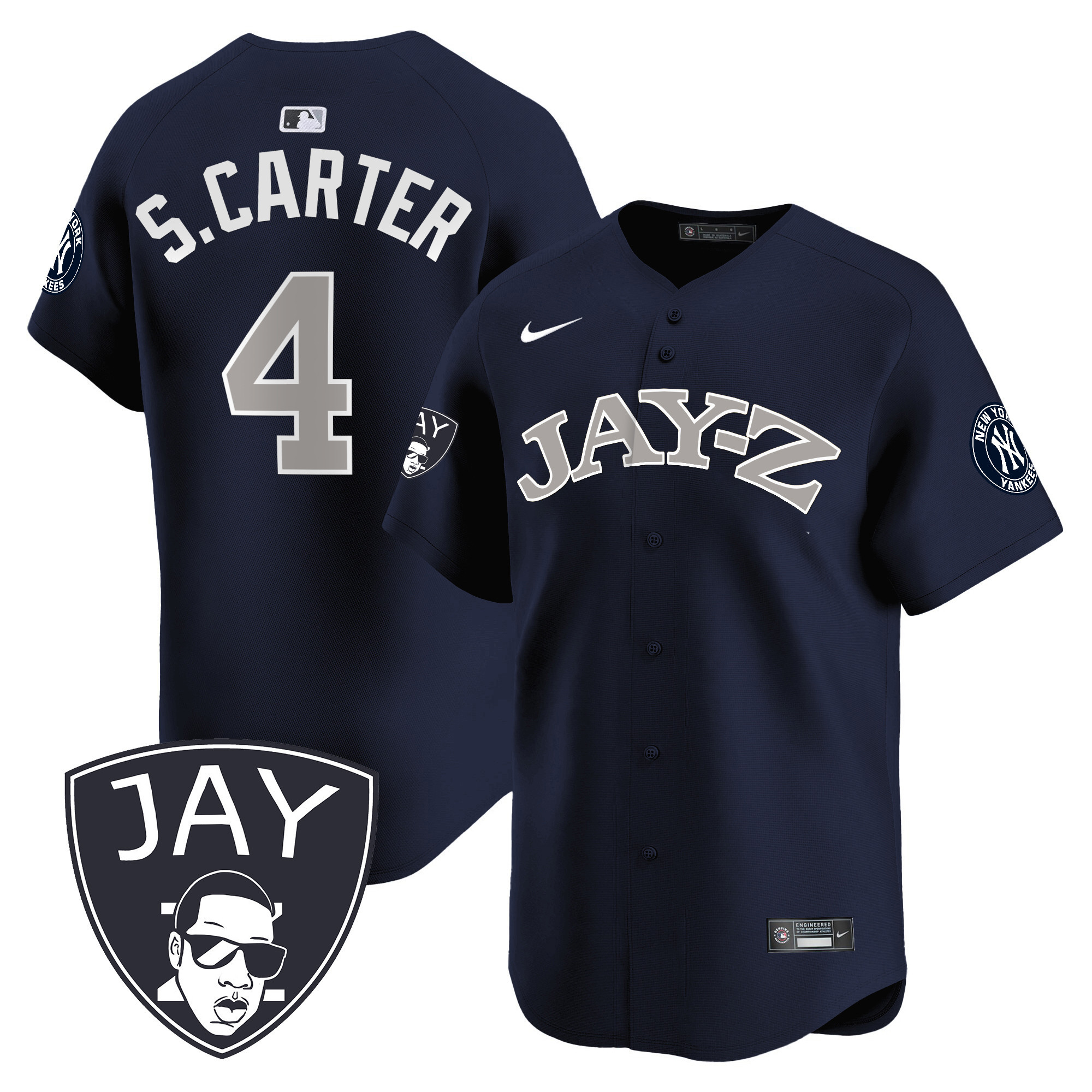 Men's New York Yankees Jay-Z Vapor Premier Limited Alternate Jersey - All Stitched
