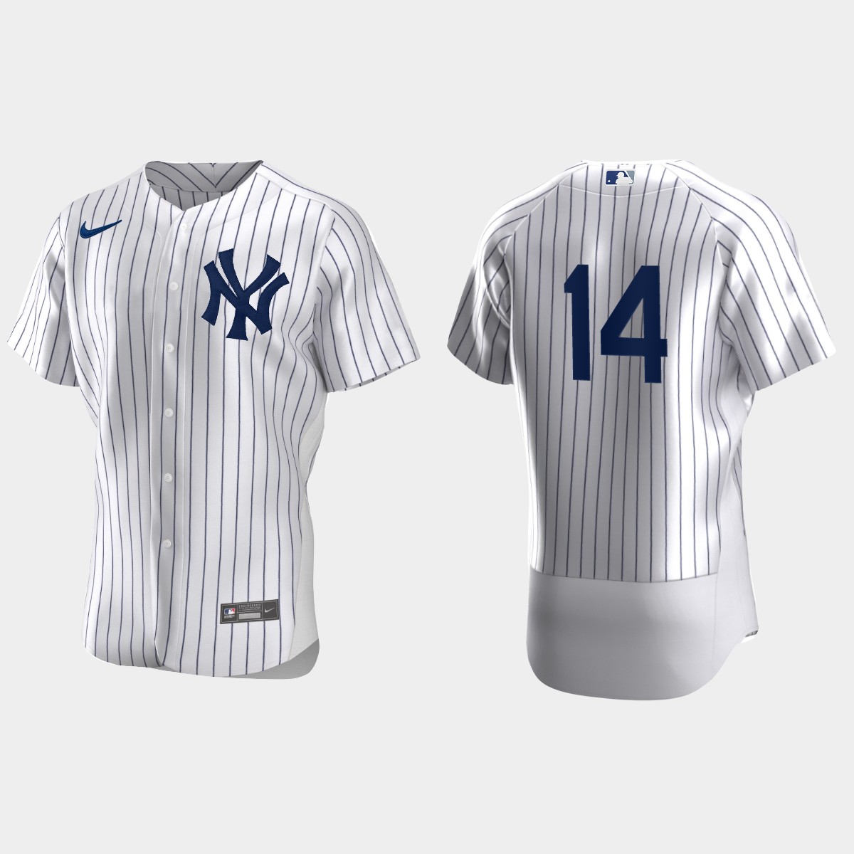 Men's New York Yankees Lou Piniella White Retired Player Jersey