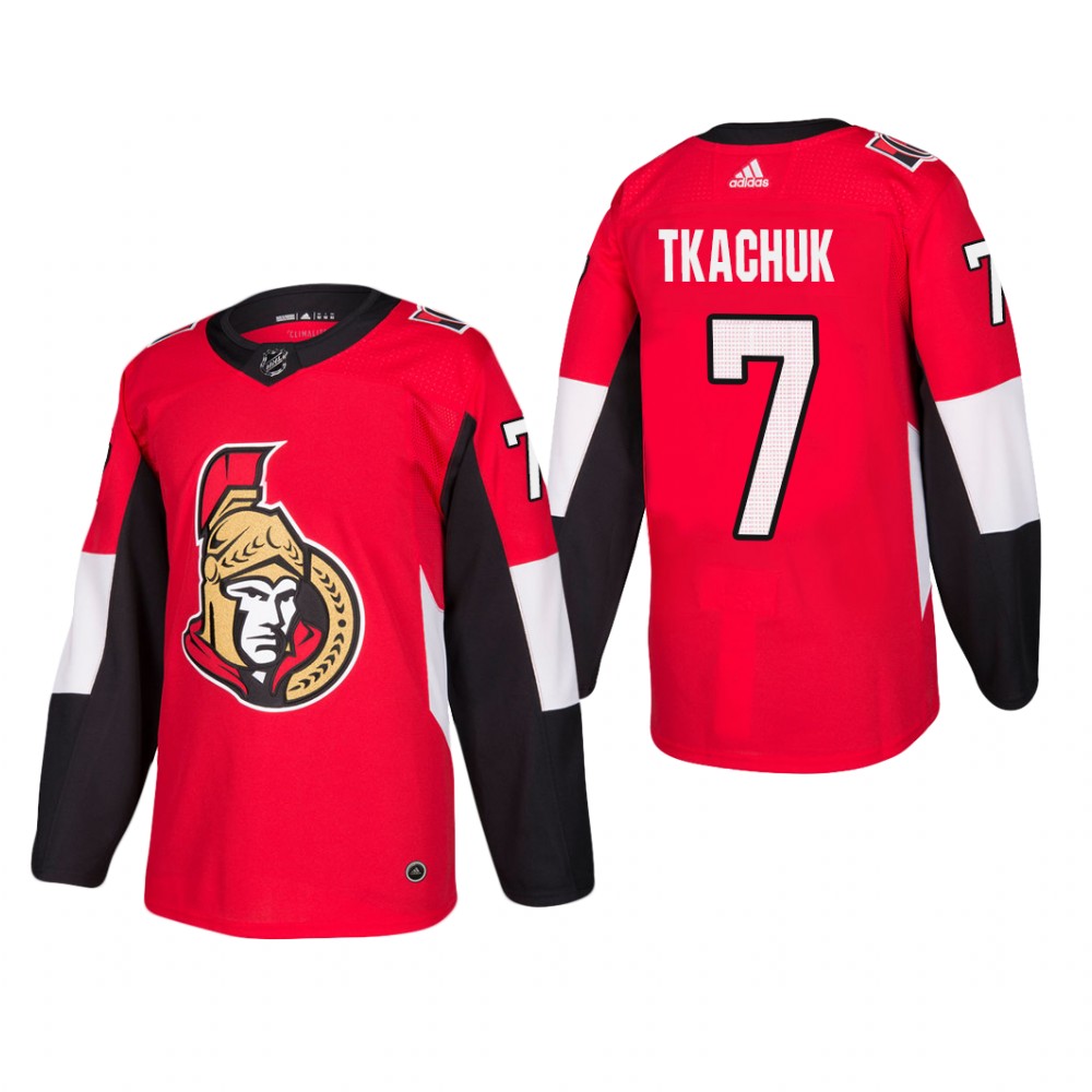 Men’s Ottawa Senators Brady Tkachuk #7 Home Red Player Cheap Jersey