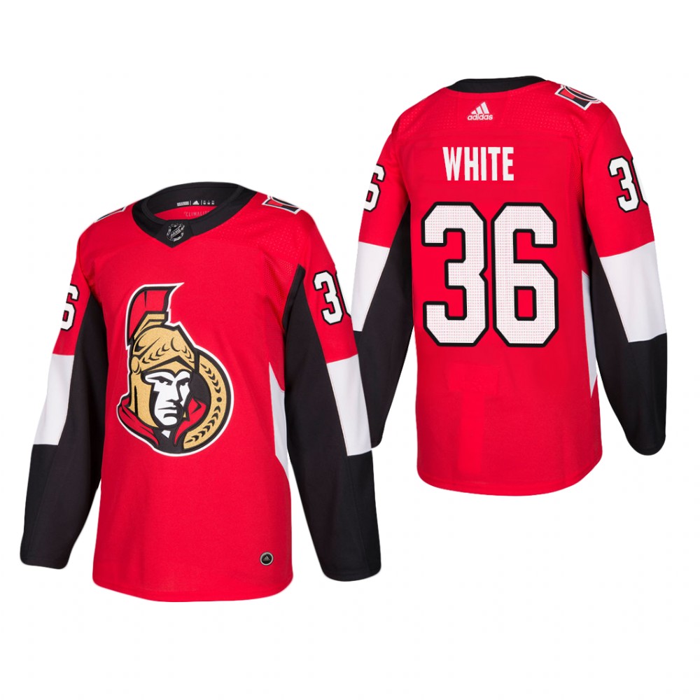 Men's Ottawa Senators Colin White #36 Home Red Player Cheap Jersey