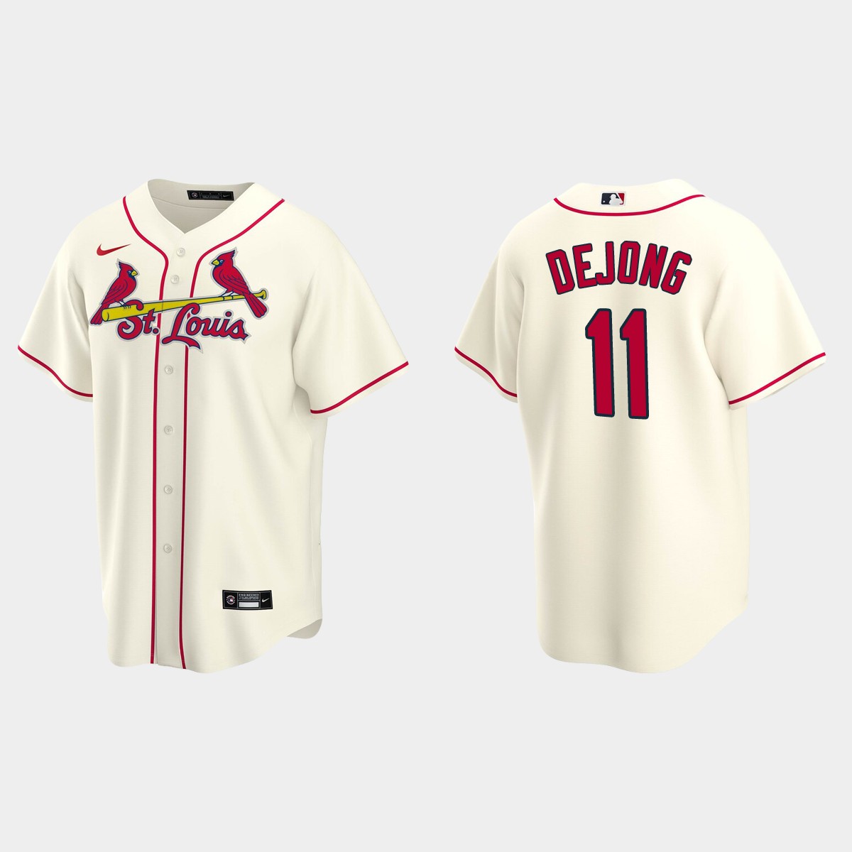 Men's Paul DeJong #11 St. Louis Cardinals Alternate Jersey - Cream