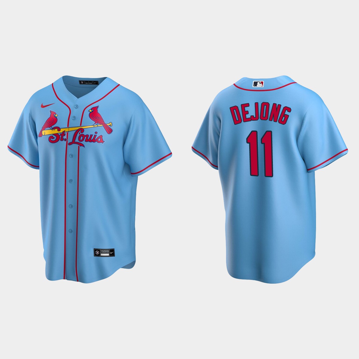 Men's Paul DeJong #11 St. Louis Cardinals Alternate Jersey - Light Blue