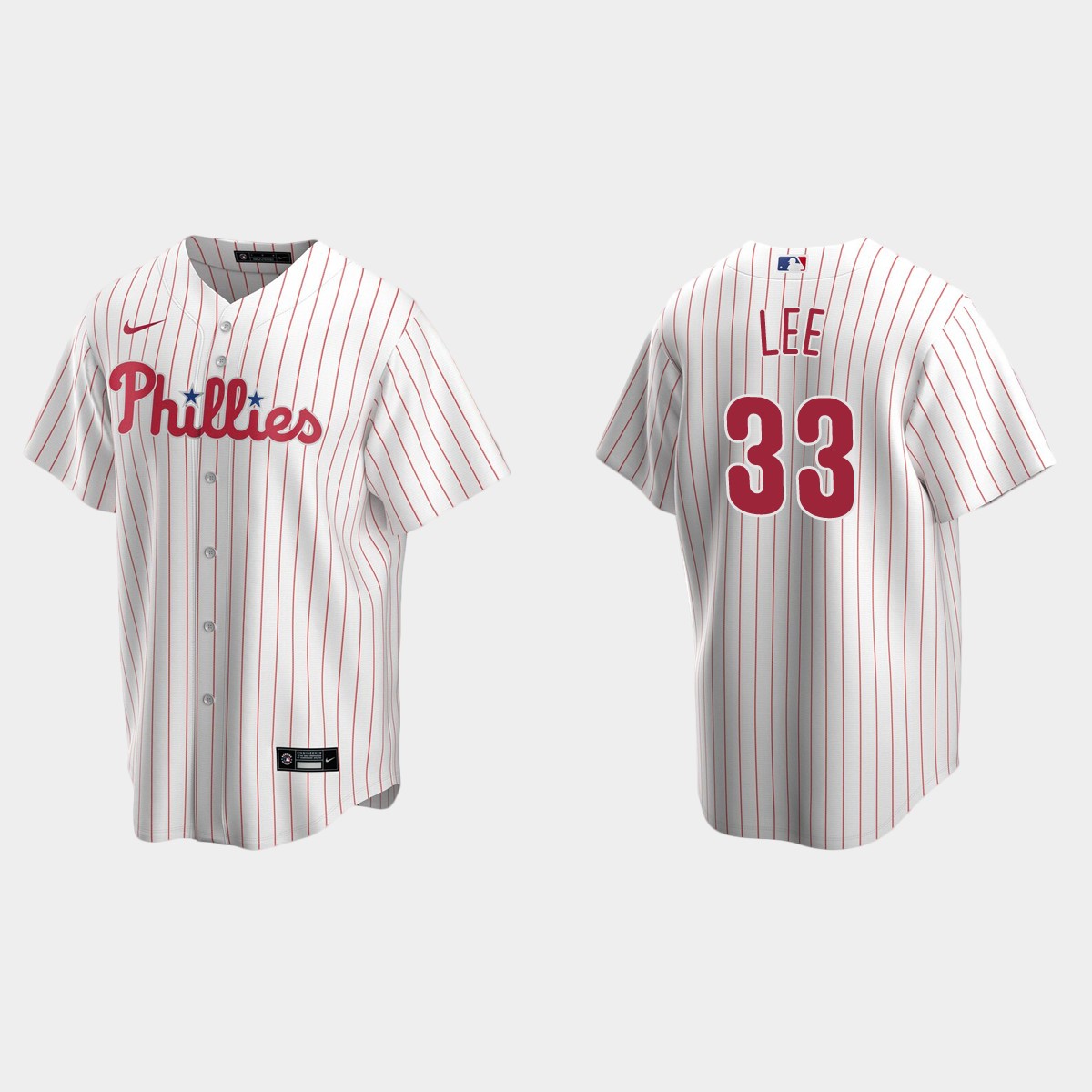 Men's Philadelphia Phillies Cliff Lee White Retired Player Jersey