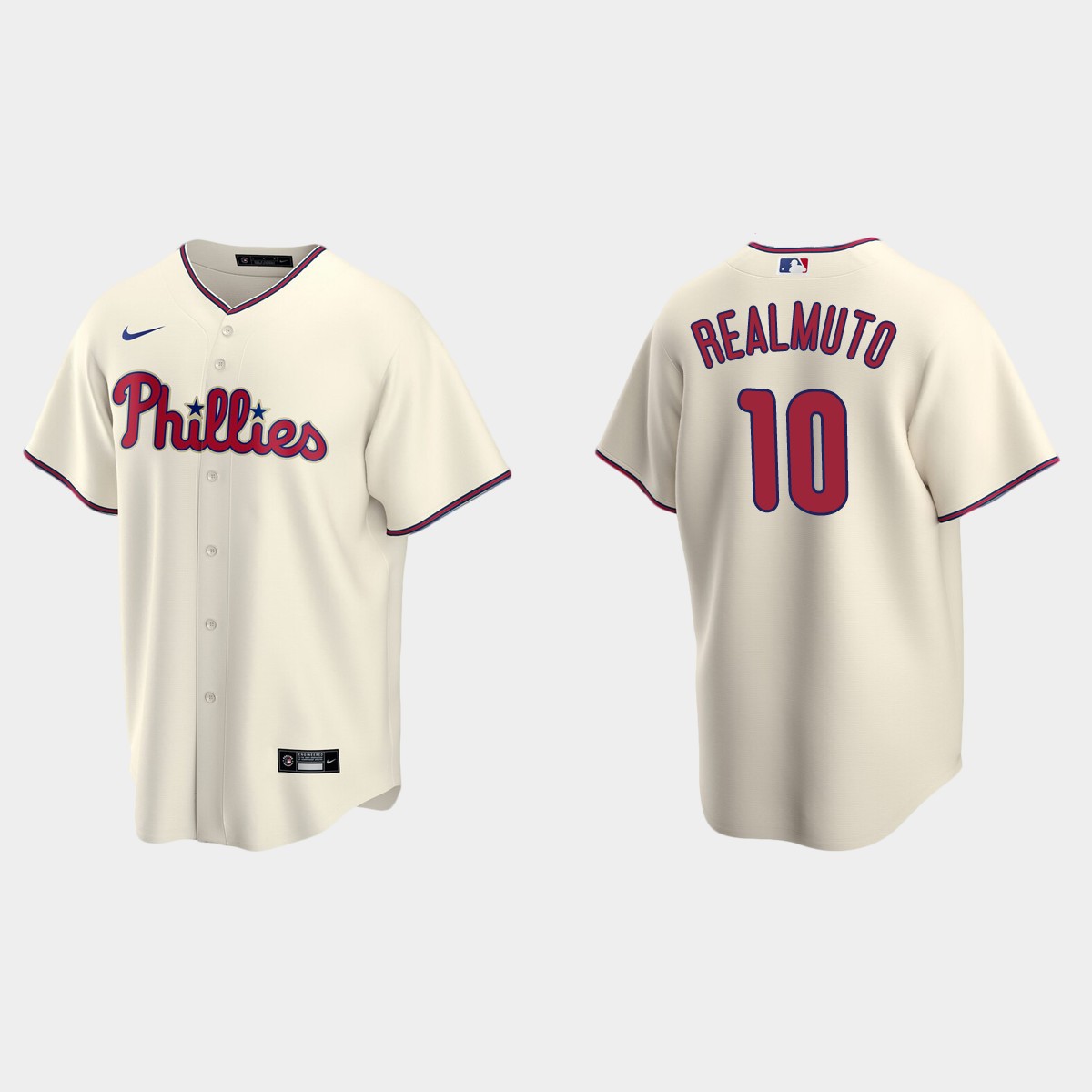 Men's Philadelphia Phillies J.T. Realmuto Alternate Jersey - Cream