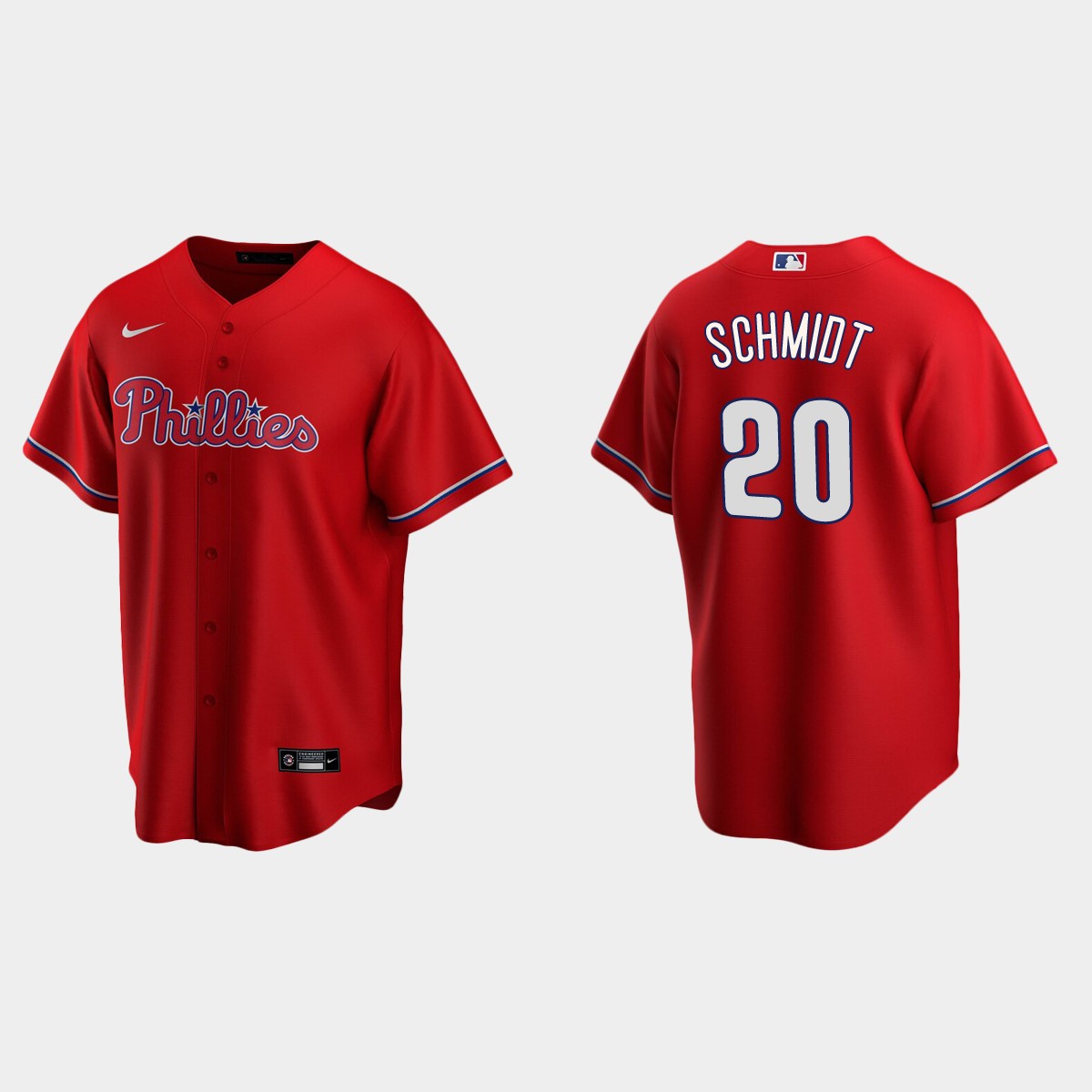 Men's Philadelphia Phillies Mike Schmidt Alternate Jersey - Red