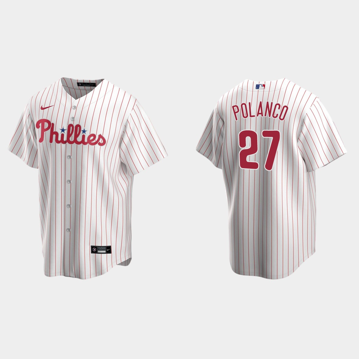 Men's Philadelphia Phillies Placido Polanco White Retired Player Jersey